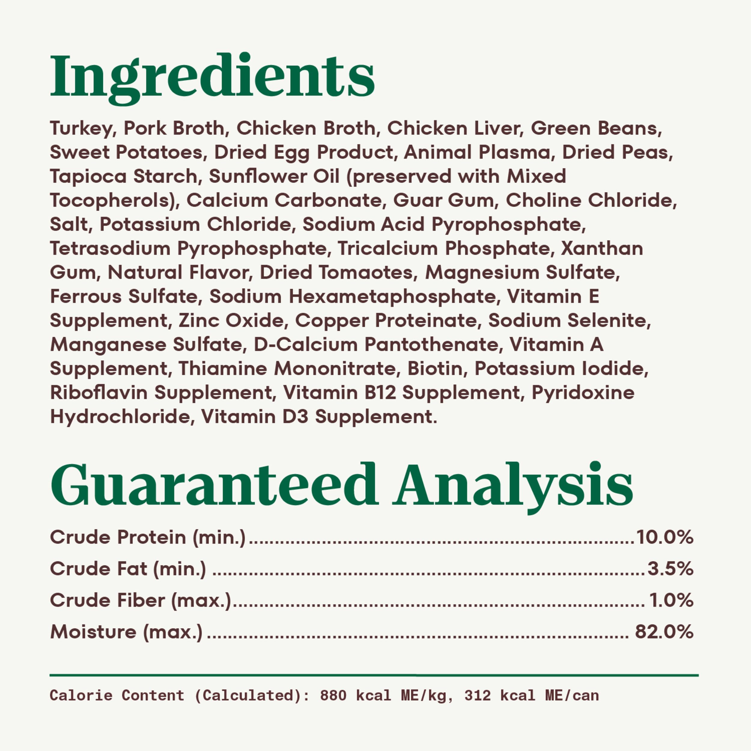 Nutro Hearty Stew no chicken by-product for simple ingredients