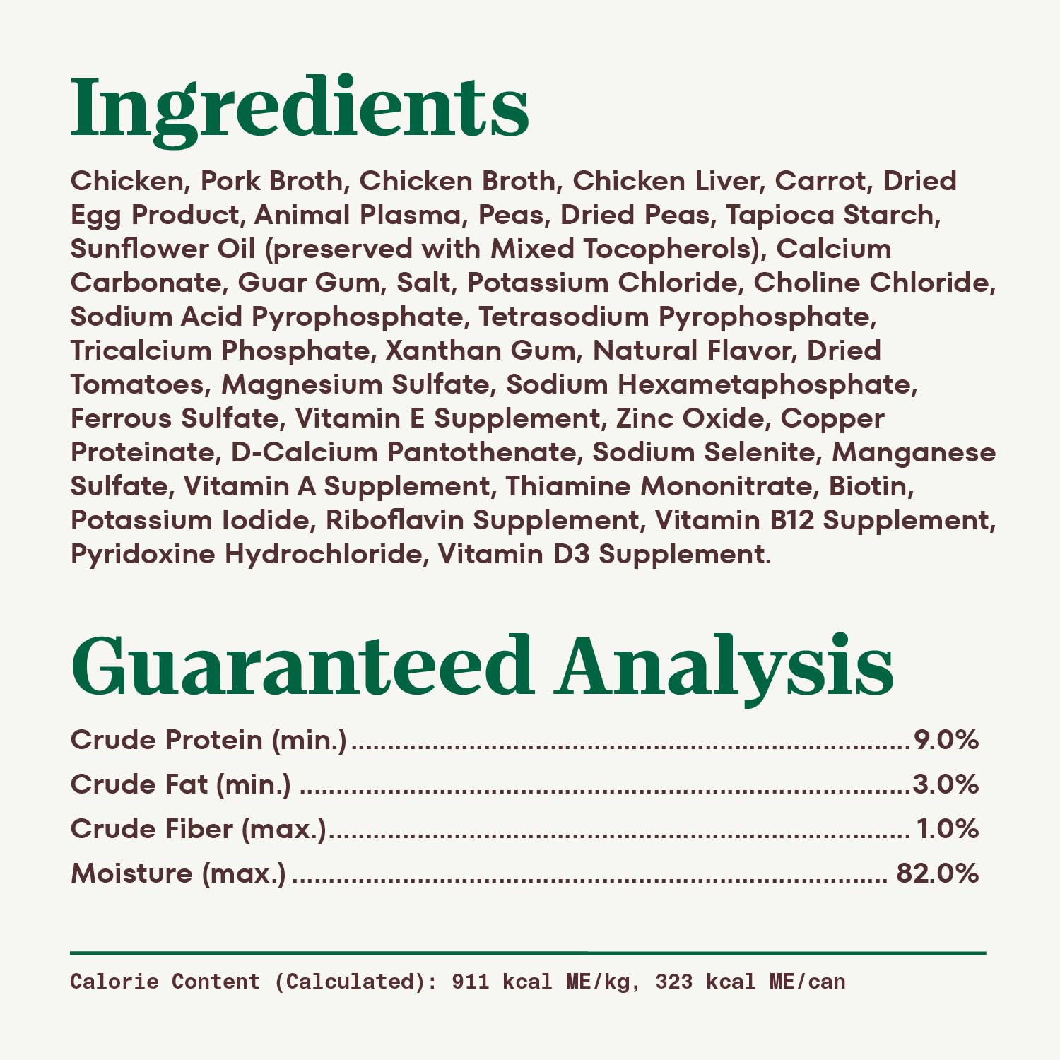 Real chicken is the first ingredient in Nutro Hearty Stew.