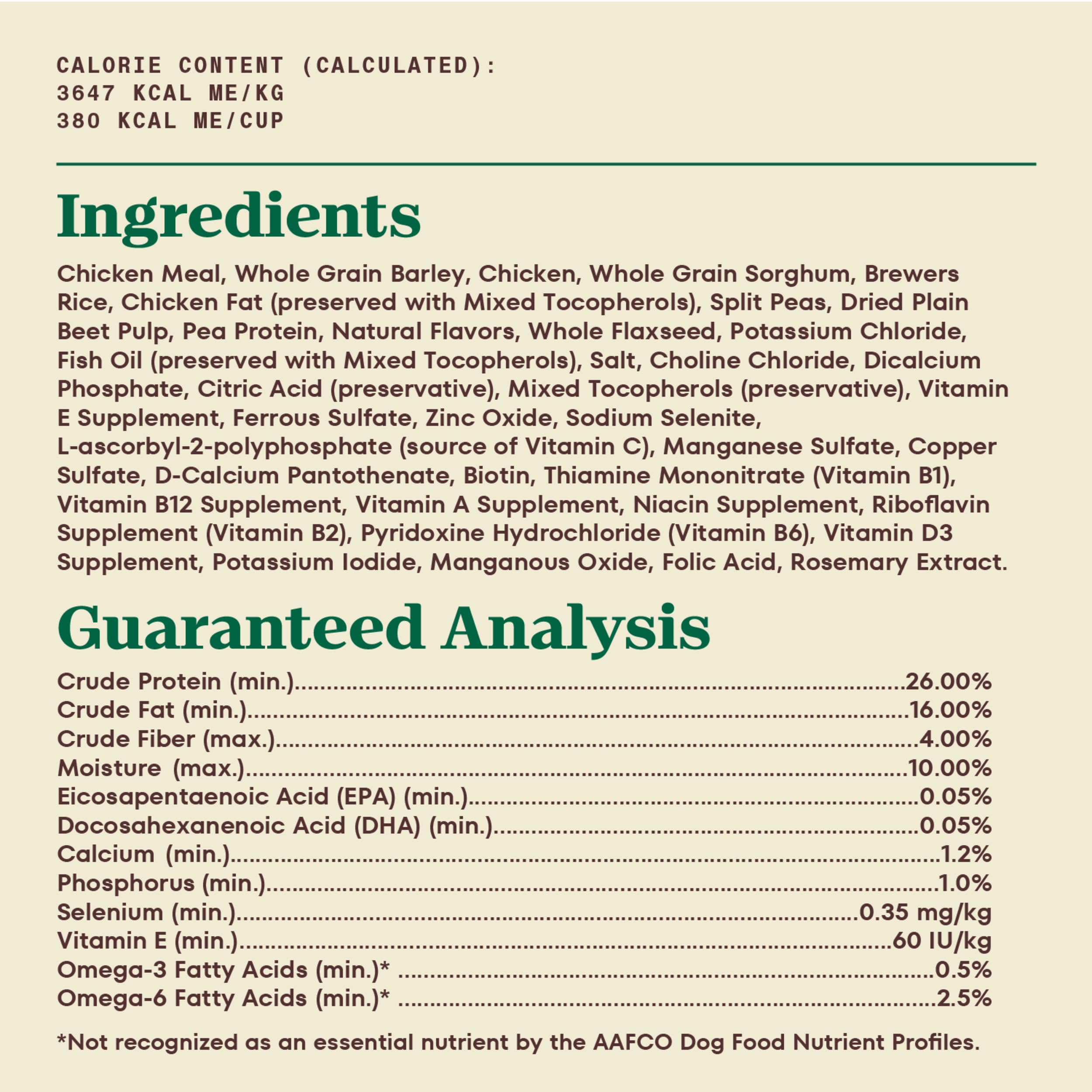 Nutro MAX Puppy Recipe omega fatty acids support healthy skin and coat