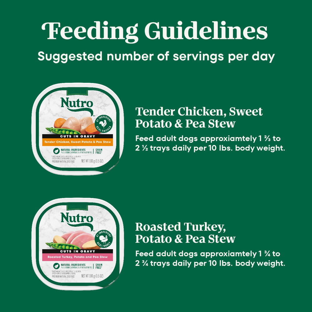 Nutro Natural Choice Cuts in Gravy grain-free label close-up