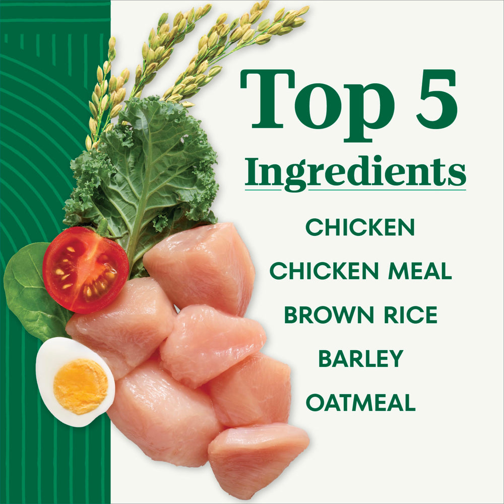 Nutro 5 lb bag packaging highlights quality ingredients.