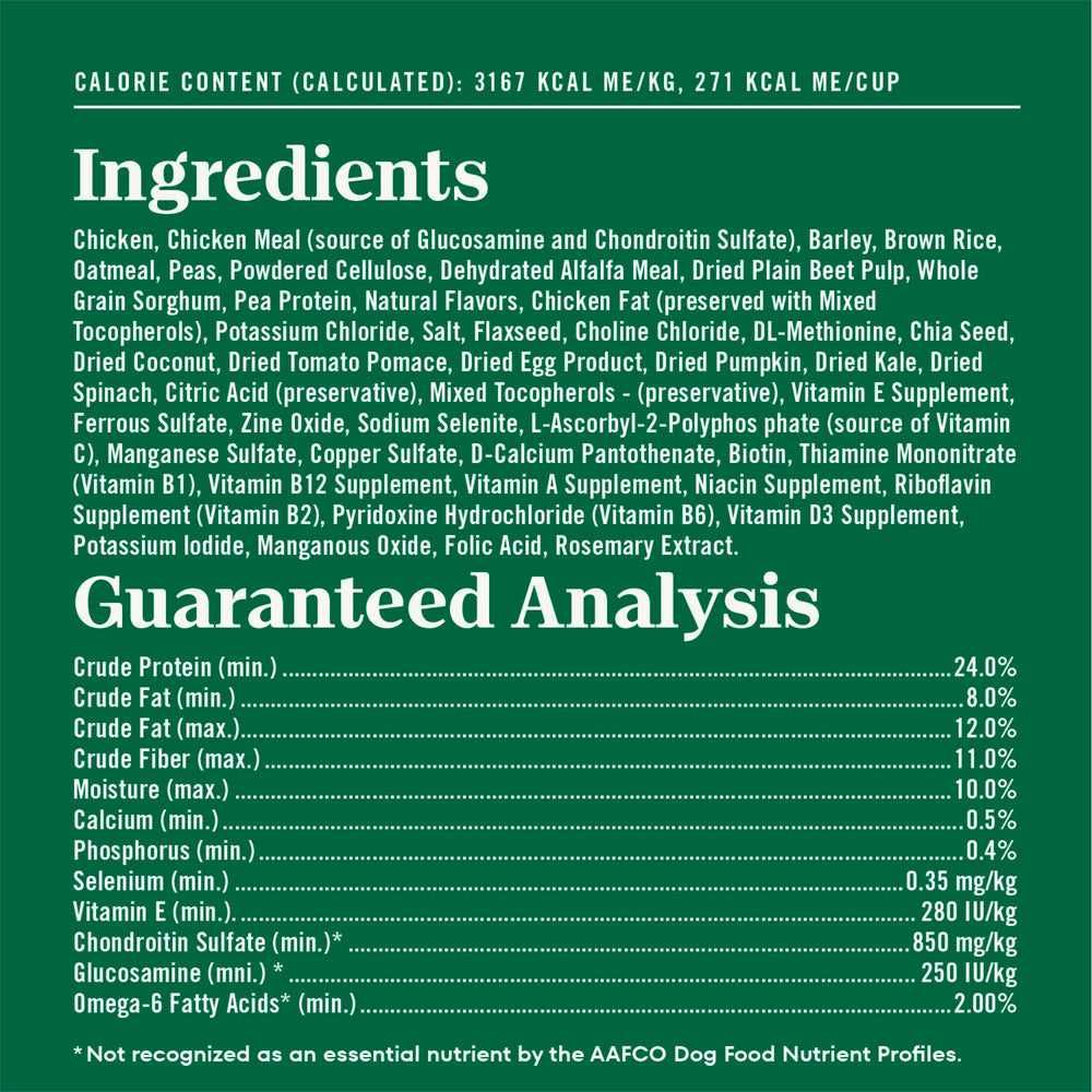 Nutro Natural Choice Large Breed Healthy Weight packaging displays Vitamin E and Selenium antioxidants