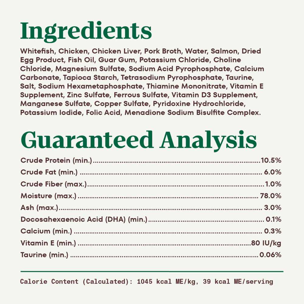 Nutro Perfect Portions calcium-enriched formula for bone and joint health.