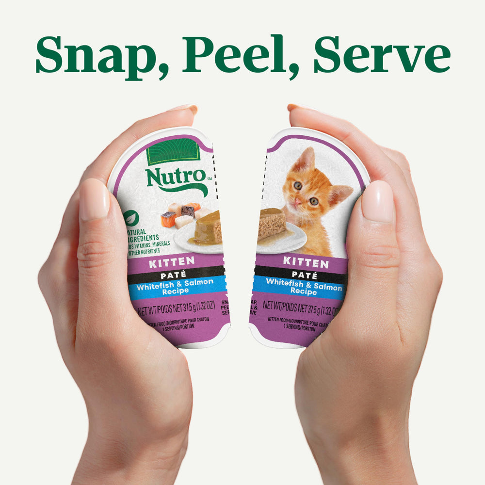 Nutro Perfect Portions natural ingredients and nutrition for kittens.
