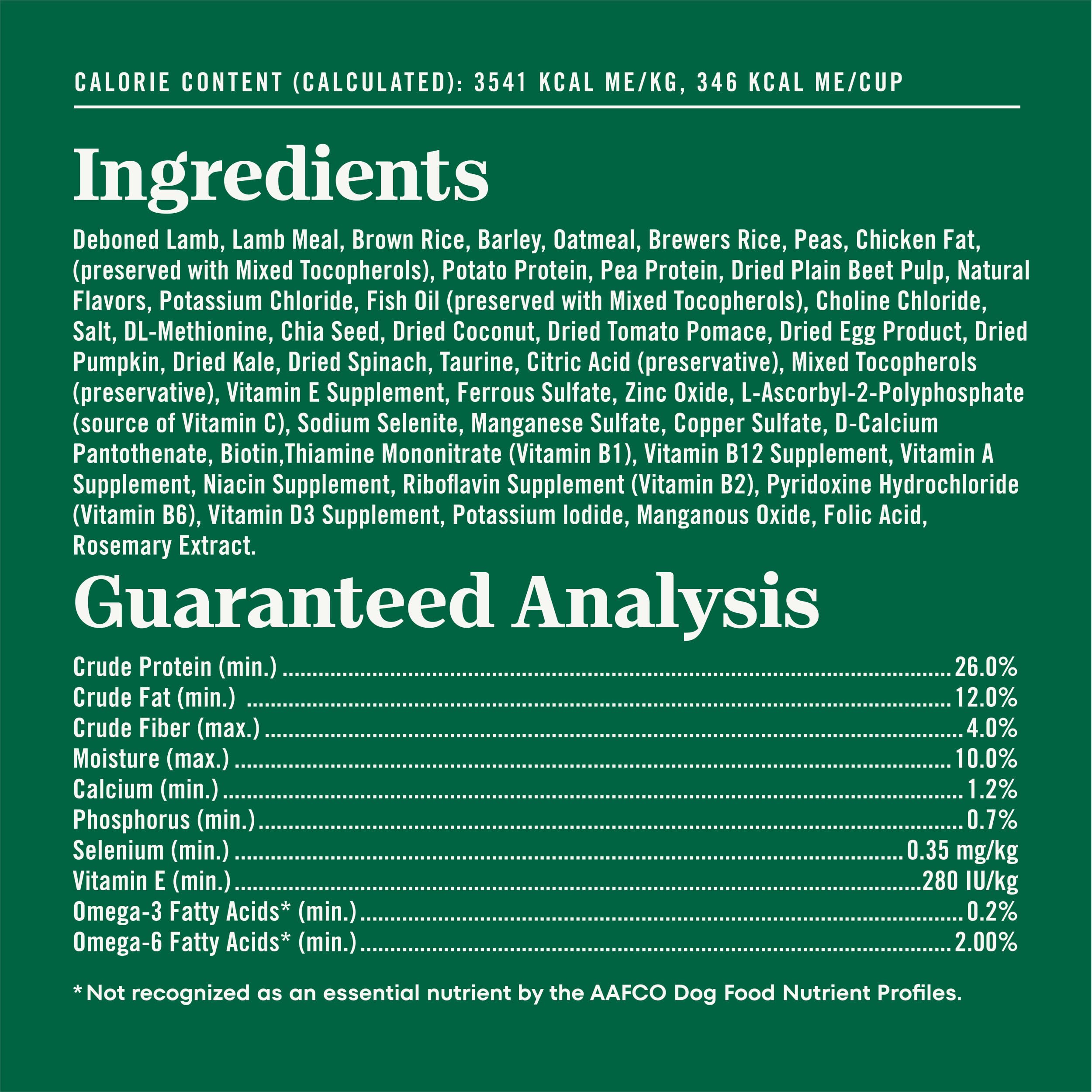Nutro senior dog food skin and coat support ingredients highlighted for healthy coat