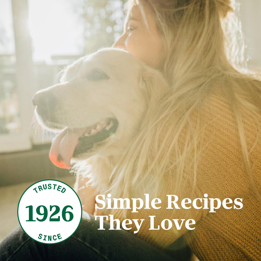 Nutro So Simple topper complements kibble without corn, wheat, or soy.