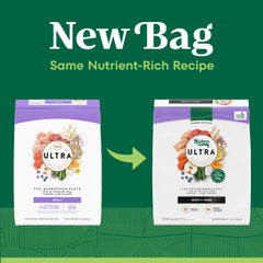 Nutro Ultra kibble close-up showing texture for lean muscle support