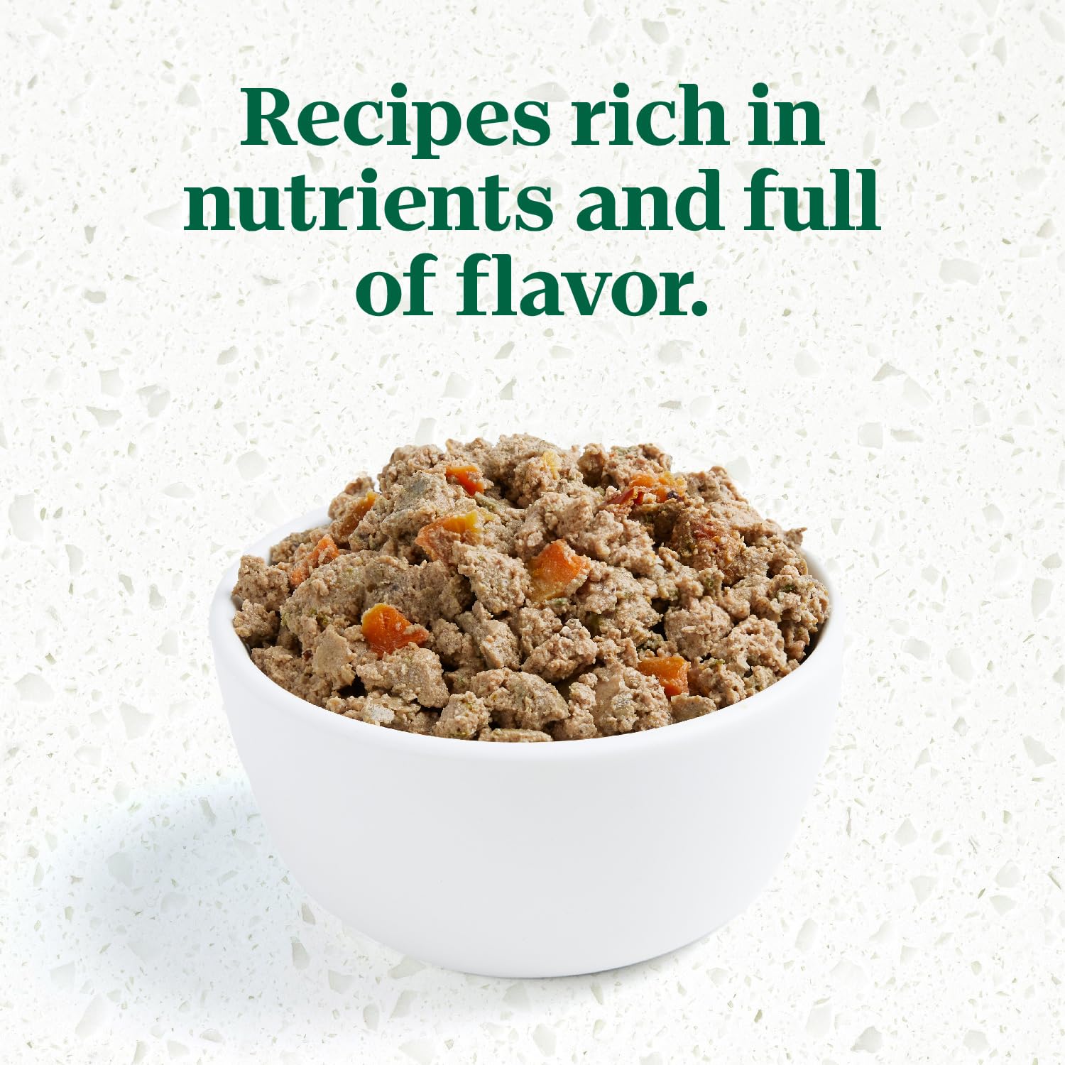Nutro Ultra Senior Wet Dog Food triple-protein pate tray packaging close-up.
