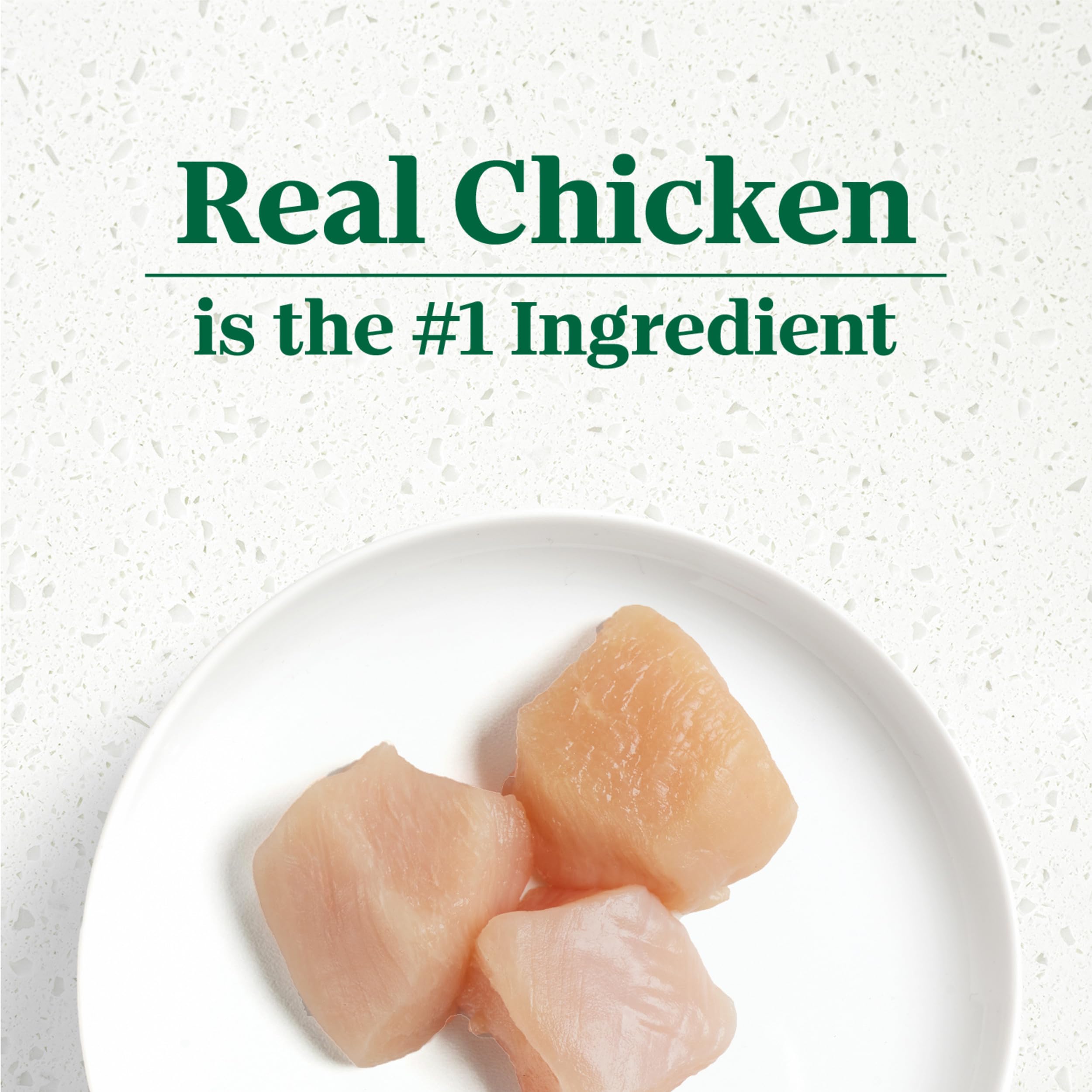 Nutro Ultra Pate Trio chicken-lamb-whitefish closeup highlighting protein variety for meals