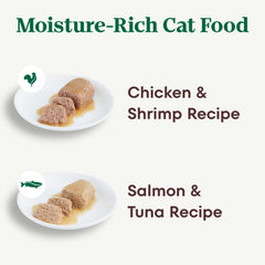 Nutro Wet Cat Food Pate Variety Pack Box highlighting two flavor options