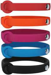 Nuvuq 5-pack breakaway cat collar orange close-up highlights soft material and adjustability.