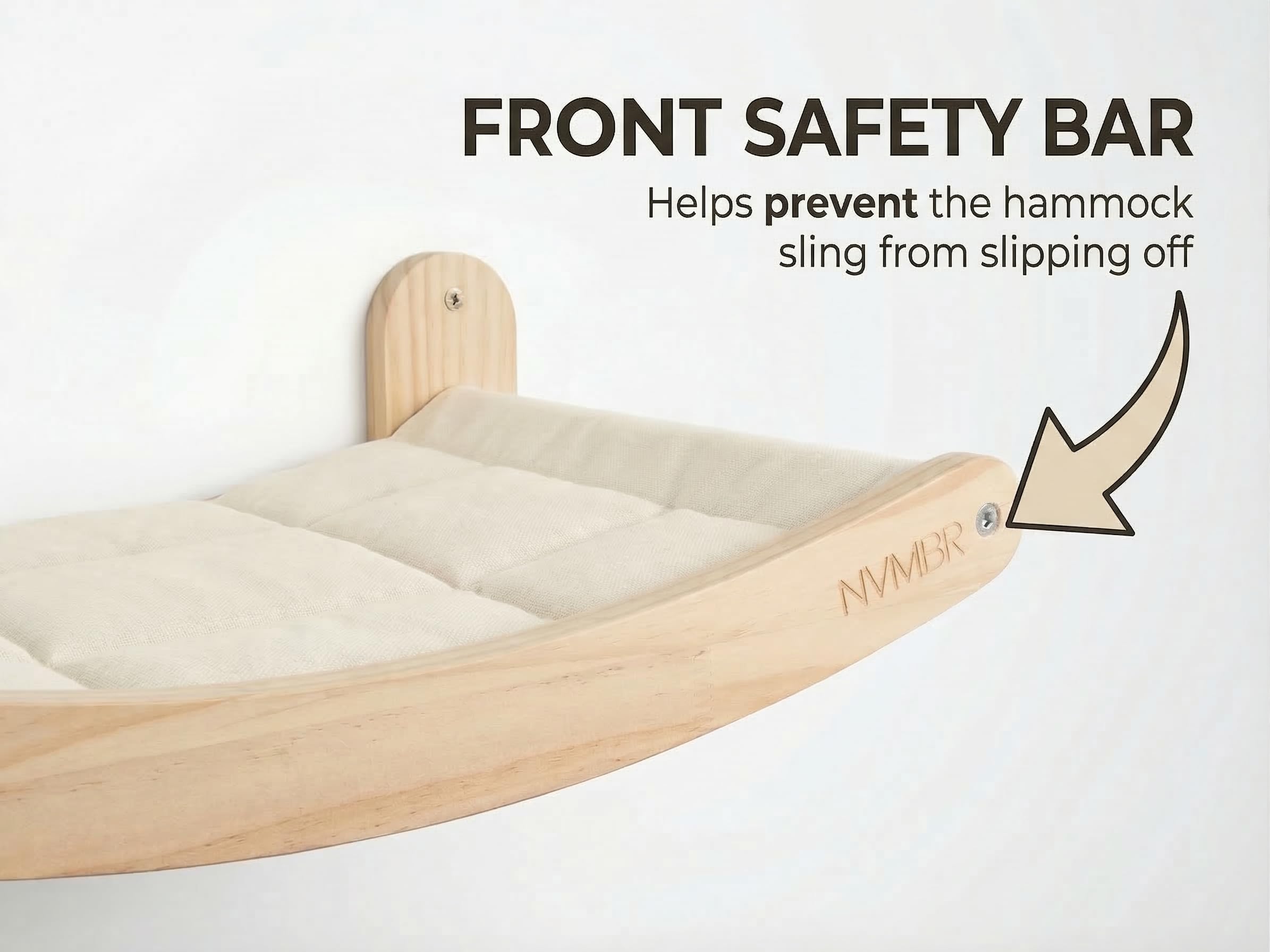 NVMBR holds up to 33 lbs, supporting multiple cat lounging setups