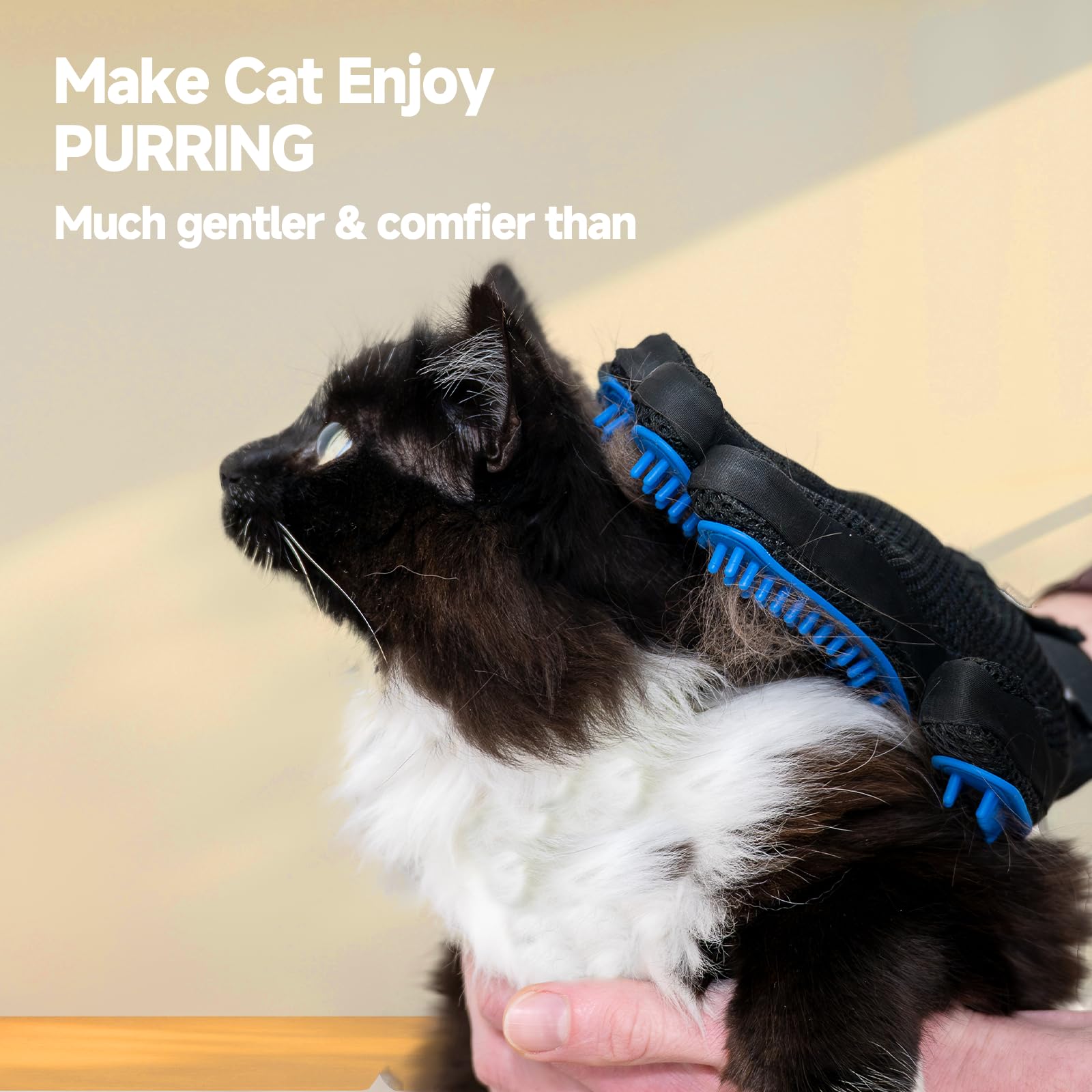 nvnan 4-in-1 grooming kit ergonomic handle comfortable grip during grooming sessions
