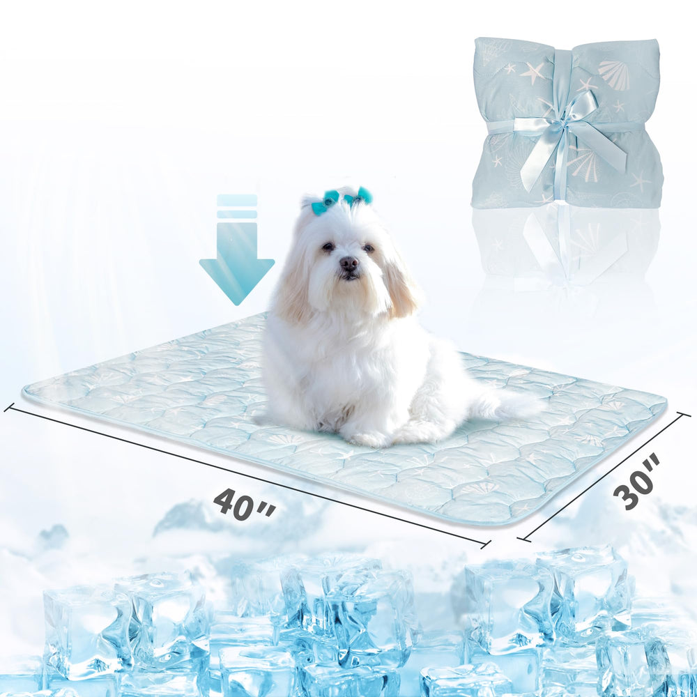 NWK cooling blanket with breathable mesh bottom improves airflow.