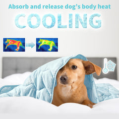 NWK cooling blanket interior mica crystals absorb heat for quick cooling.