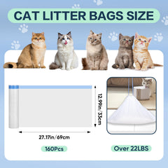 NXPPYY liner fits Neakasa automatic litter box for secure cleanup