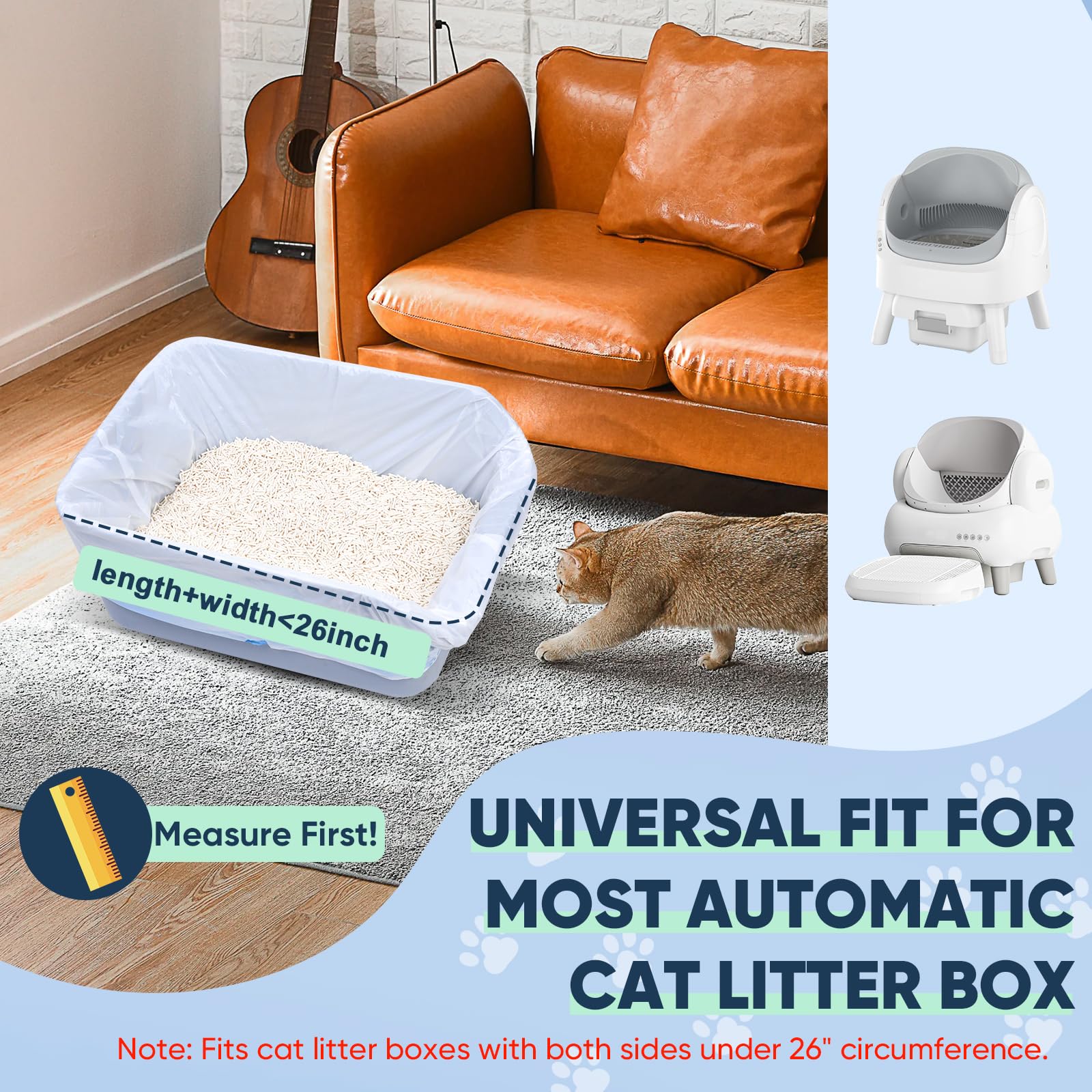 NXPPYY liner compatible with Pet Pivot self-cleaning boxes