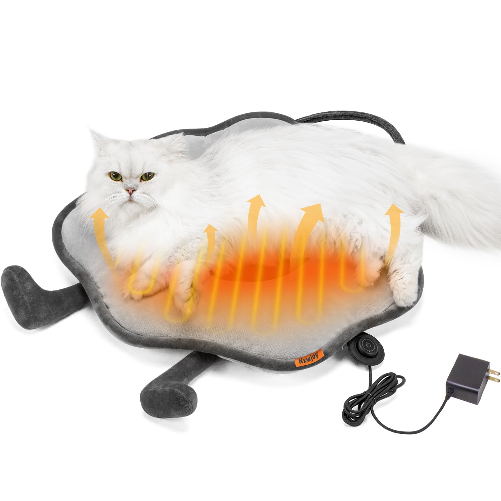 Nxwjoy cat heating pad activation: pressure-activated warmth for pets.