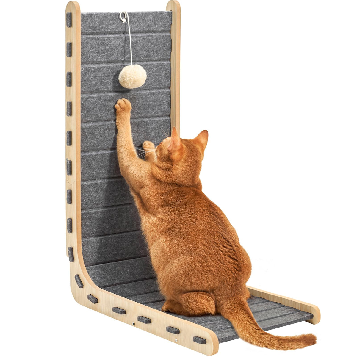 Nxwjoy felt cat scratch pad for durable indoor scratching sessions