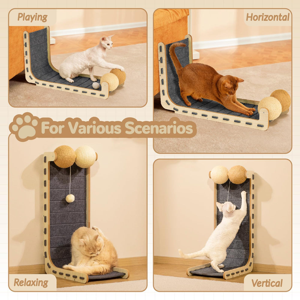Nxwjoy large scratch area accommodates kittens to adults