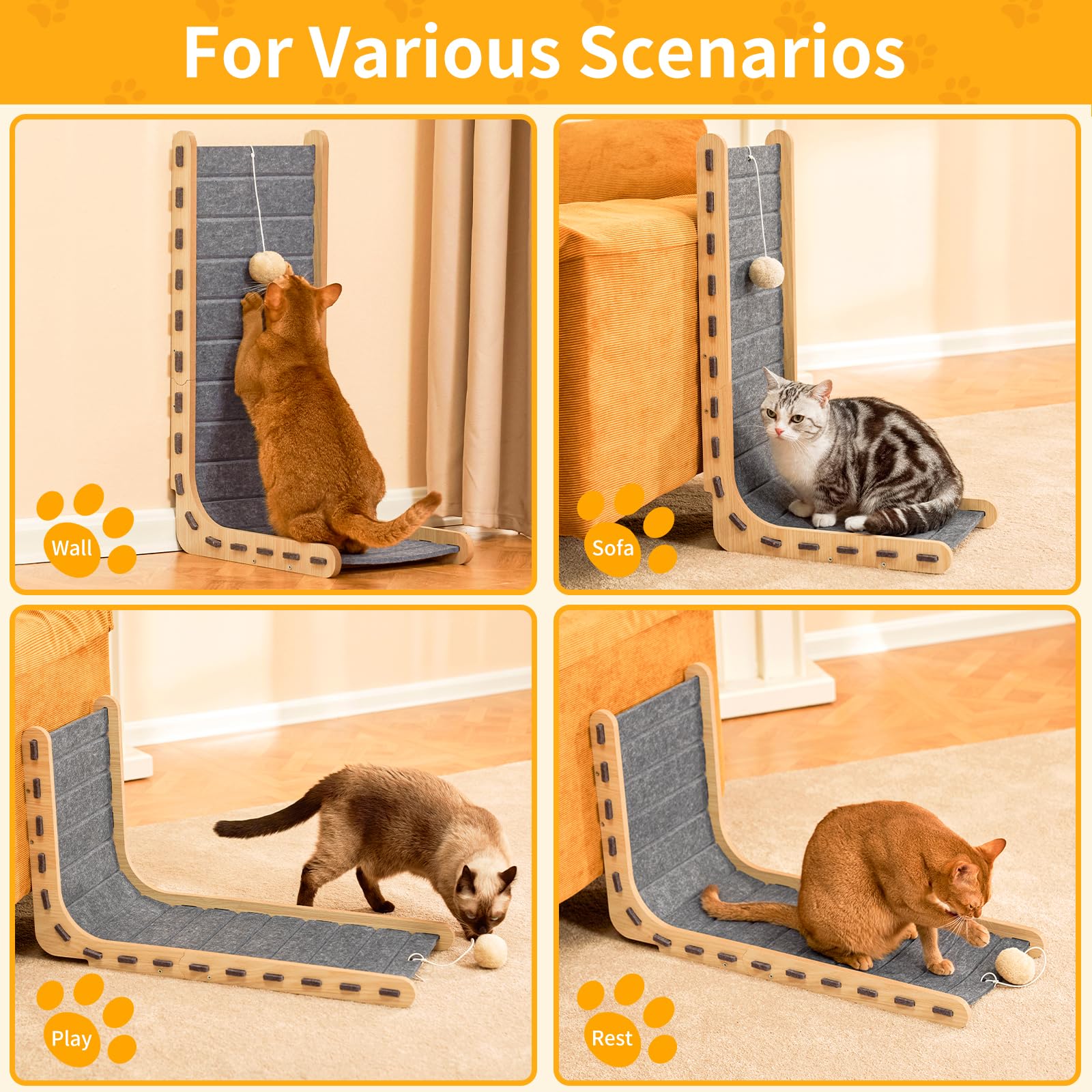 Nxwjoy stable MDF-frame design ensuring sturdy scratching