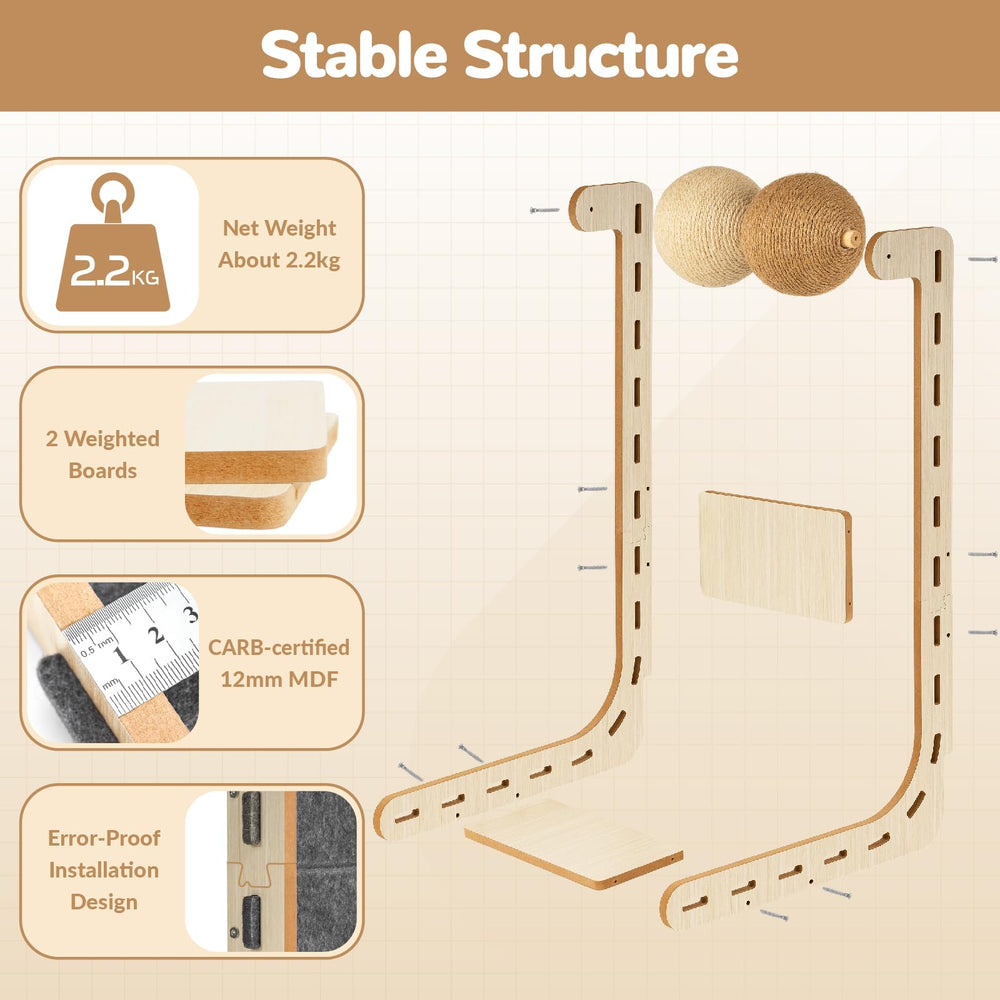 Nxwjoy wooden frame with MDF core provides sturdy support