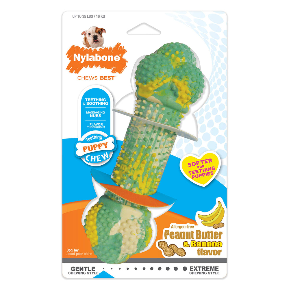 Nylabone brand emphasizes heart and purpose in safe, dog-focused design.
