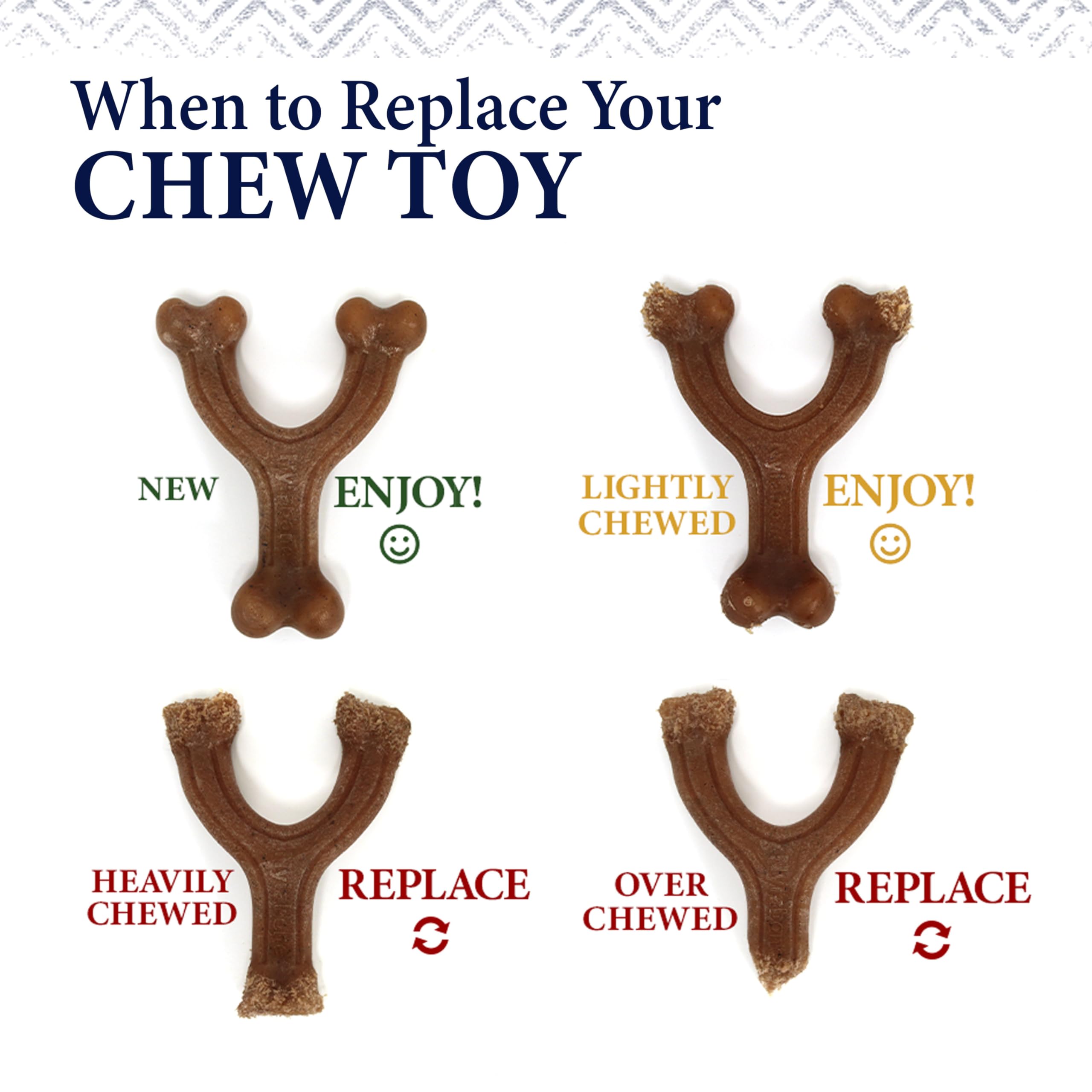 Nylabone Gourmet Style for X-Large dogs over 50 pounds, heavy chewer friendly.