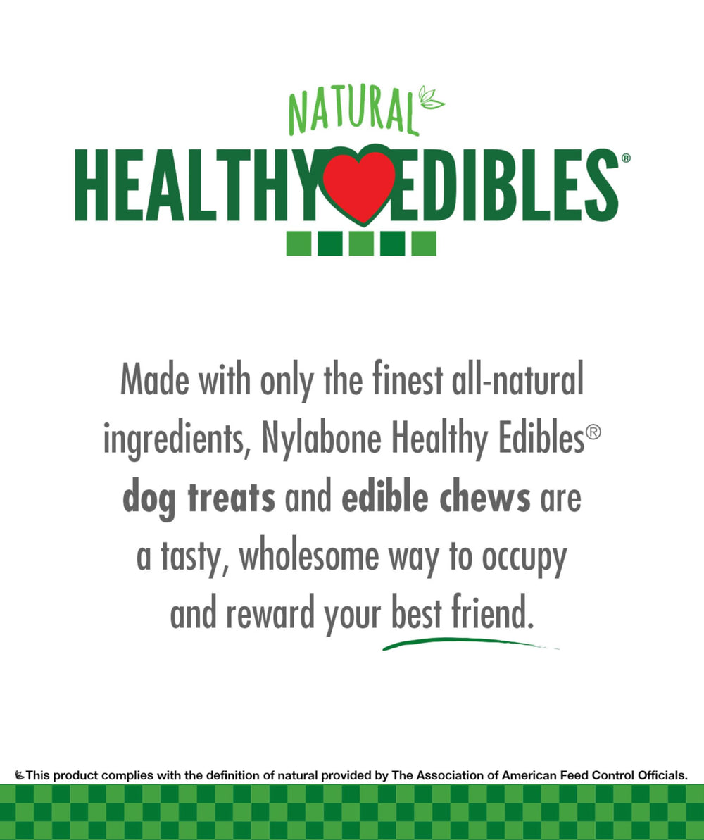 Nylabone Healthy Edibles long-lasting chew textural appeal