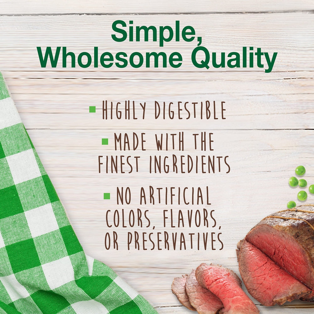 Nylabone Healthy Edibles roast beef aid in training and positive chewing habits.