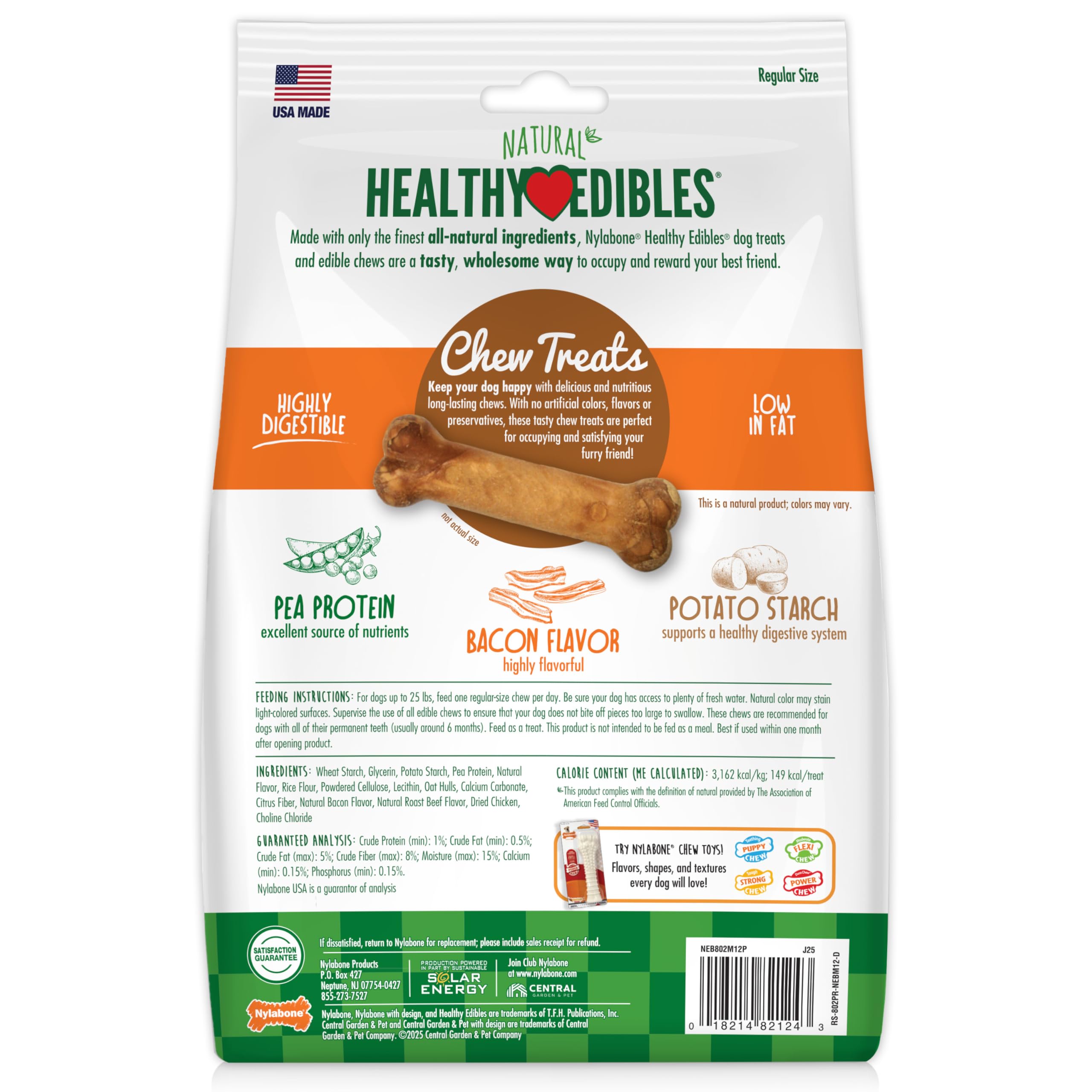 Small-dog friendly chews from Nylabone Healthy Edibles for under 25 pounds