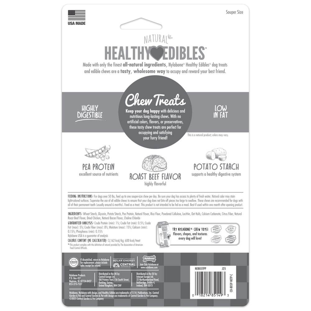 Nylabone Healthy Edibles USA-made production quality.
