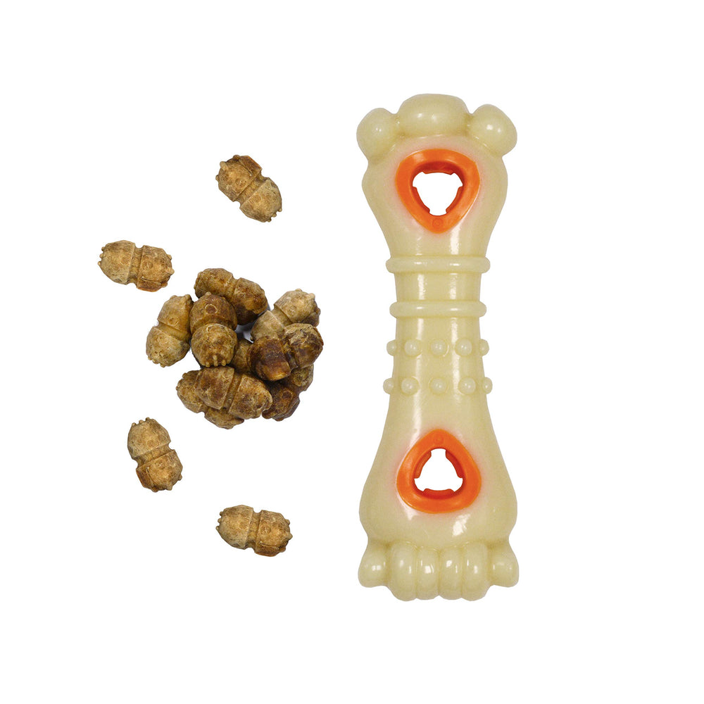 Nylabone Medium Dog size fits dogs up to 35 pounds