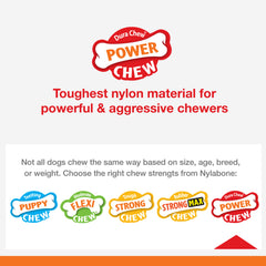 Nylabone medium-size chew toy for dogs up to 35 pounds.