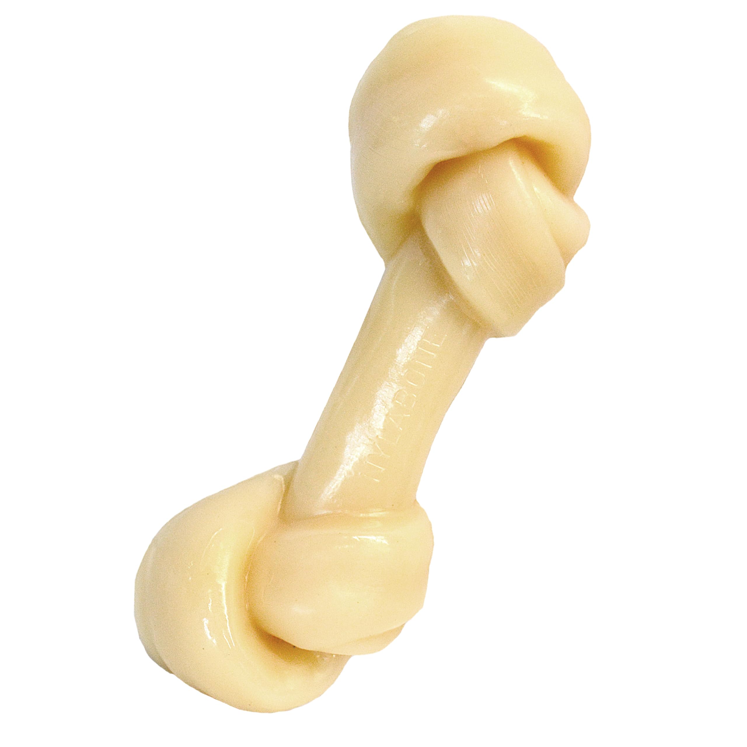 Nylabone Mega Knot Bone closeup showing durable nylon for aggressive chewers