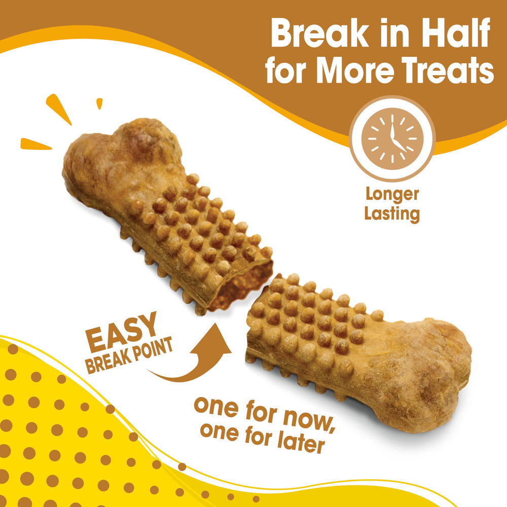 Nylabone Nubz breath-freshening chew for large dogs after meals