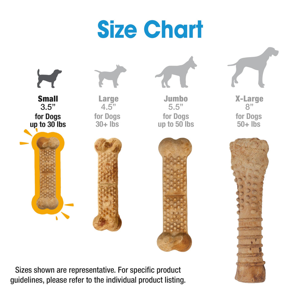 Nylabone Nubz dental benefits focus on plaque and tartar control.