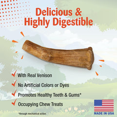 Nylabone Nubz Edibles Antler bag packaging keeps treats fresh.