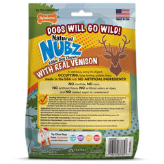 Nylabone Nubz Edibles Antler chew texture boosts interest during play.