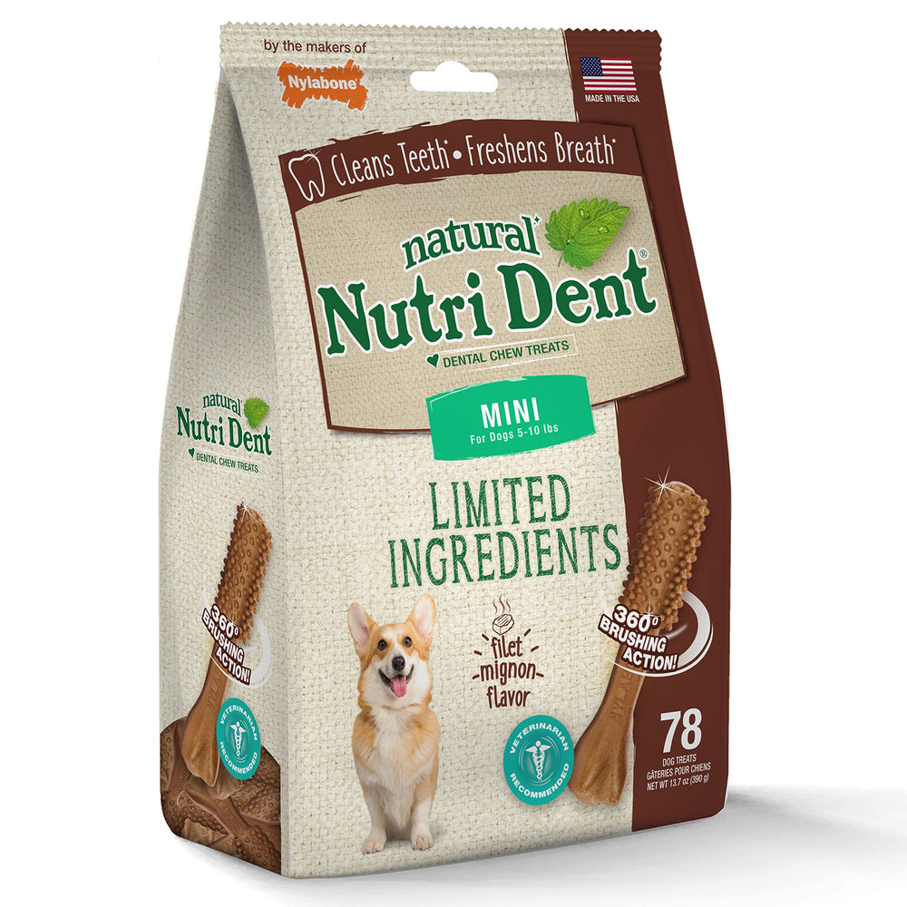Nylabone Nutri Dent 78-count bag highlights value