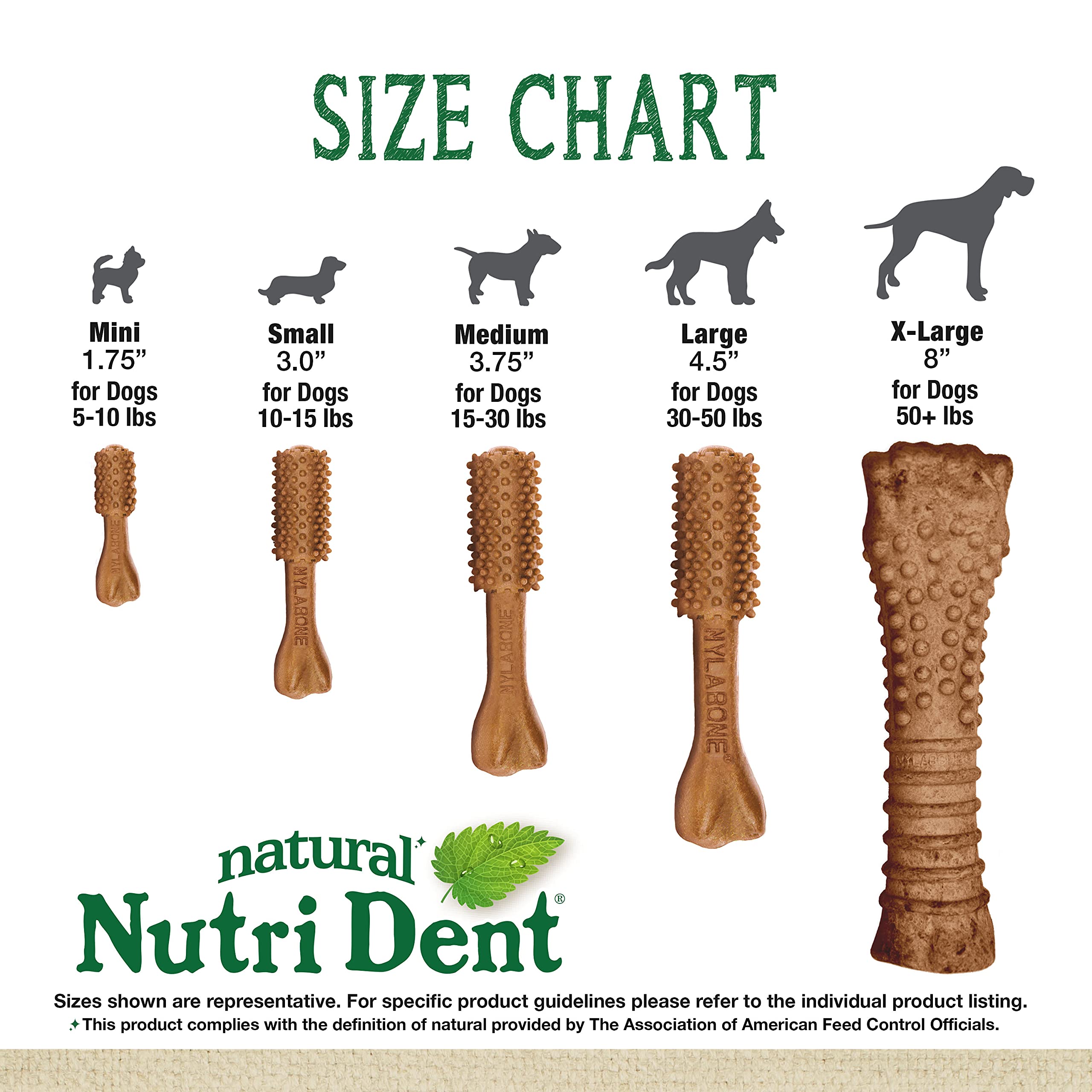 Nylabone Nutri Dent filet mignon flavor chews appealing to dogs