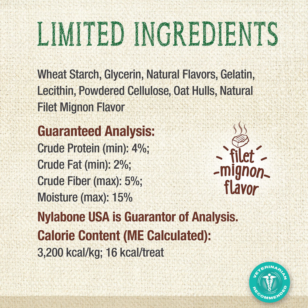 Nylabone Nutri Dent USA-made label indicating high-quality craftsmanship