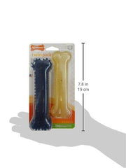 Nylabone Flexi chicken flavor toy, keeps dogs engaged for longer chews