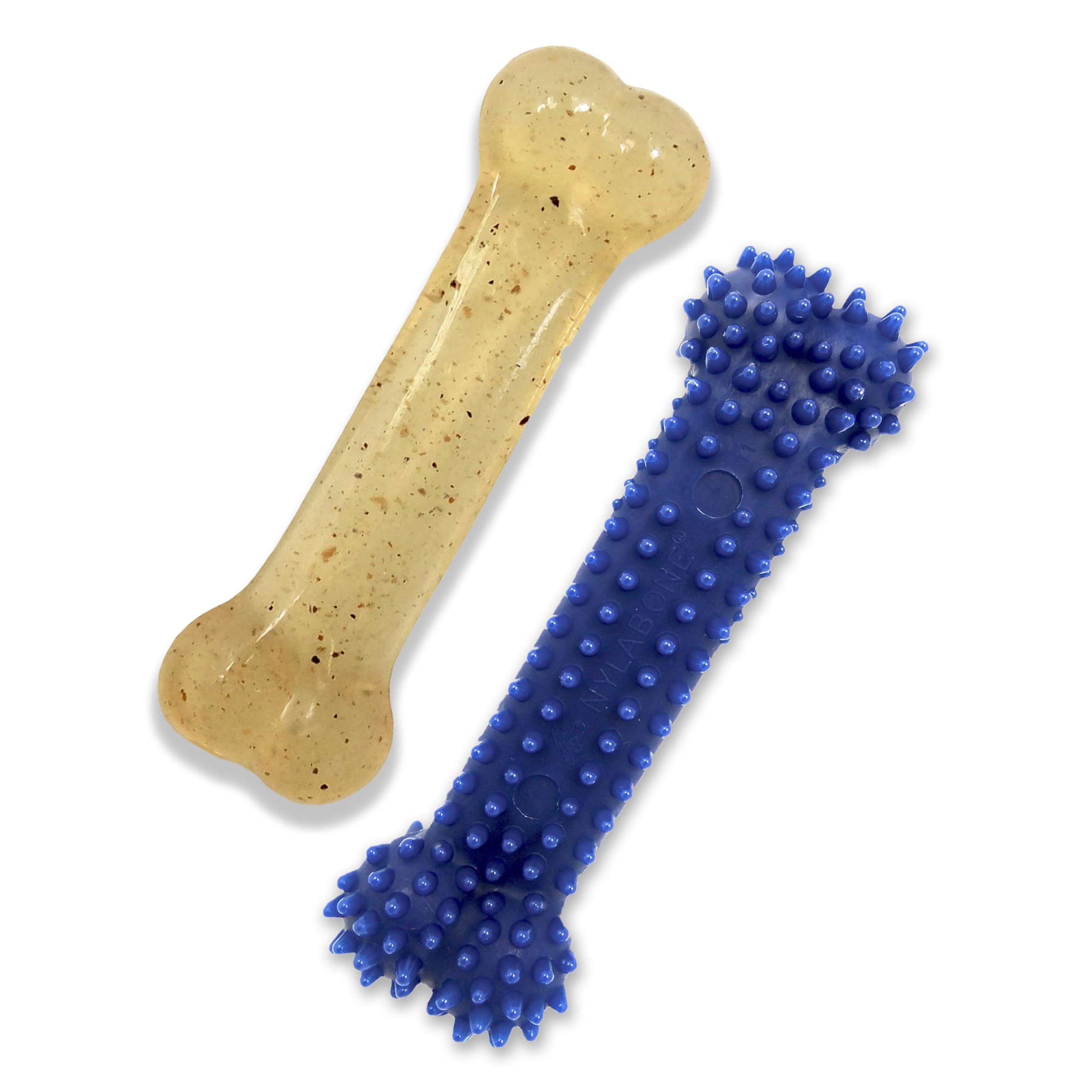Nylabone Flexi Classic Shape toy, gentle on teeth for moderate chewers