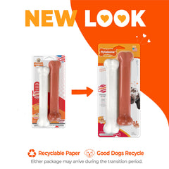 Nylabone Original Bone Power Chew chicken twin pack for dogs up to 50 pounds.