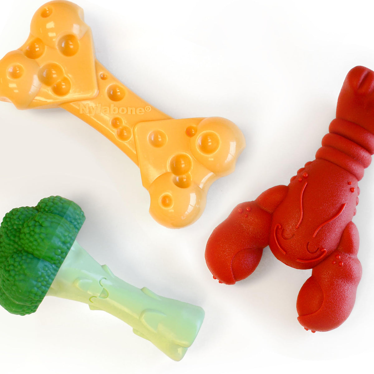 Nylabone Power Chew Bundle packaging image showing three durable toys for aggressive chewers.