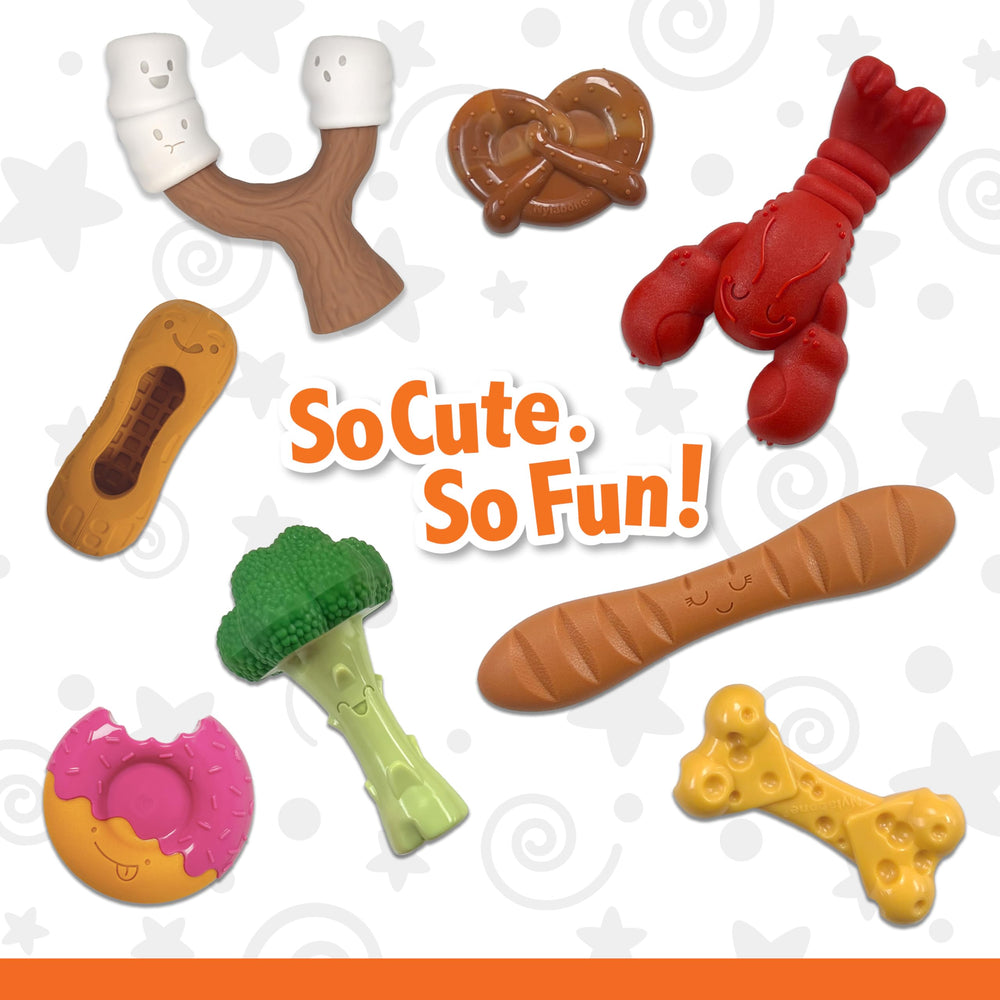Nylabone Pretzel Power Chew keeps dogs entertained during solo play.