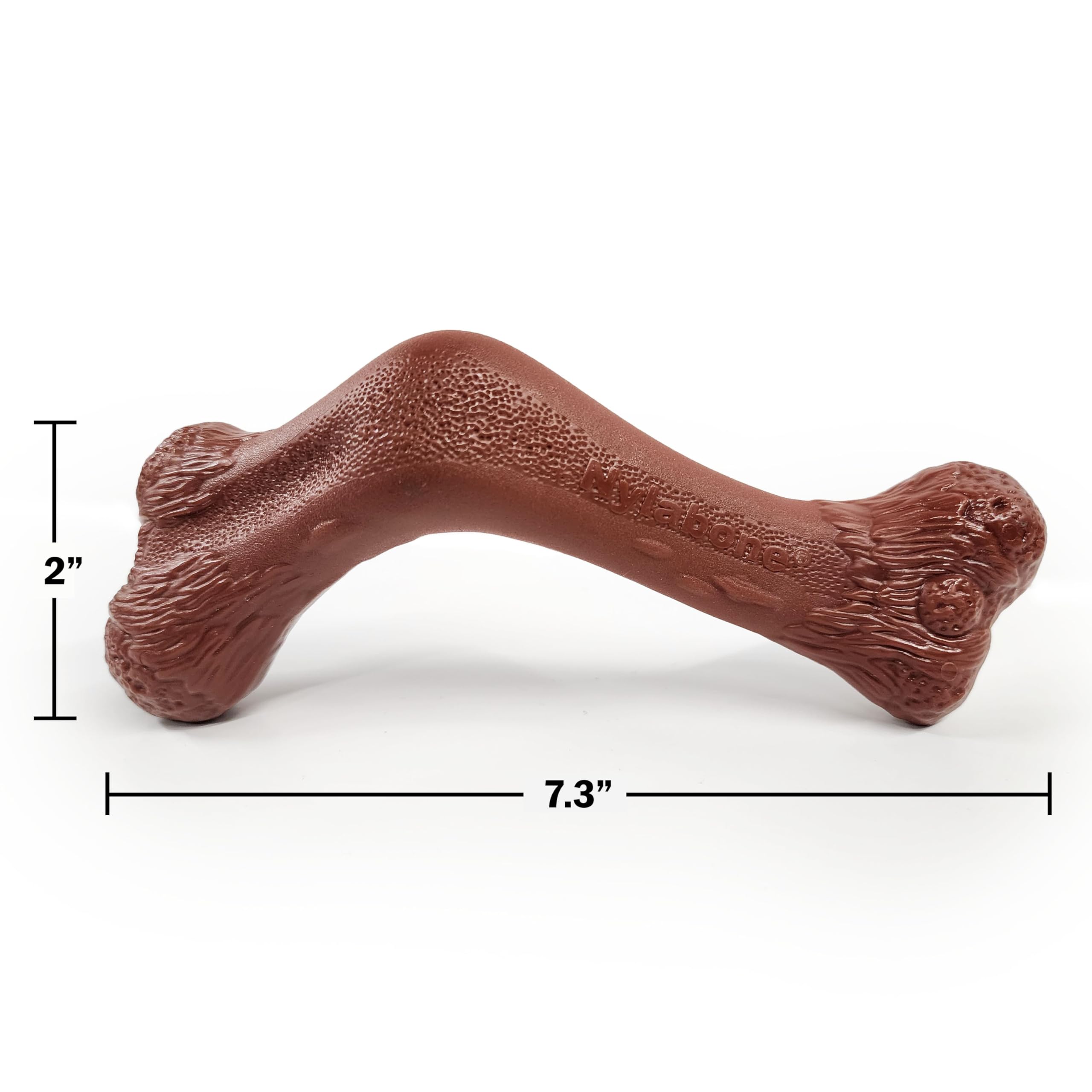 Nylabone splinter-free elk bone alternative for safer chewing.