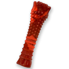 Nylabone textured knuckle bone cleans teeth during powerful chews