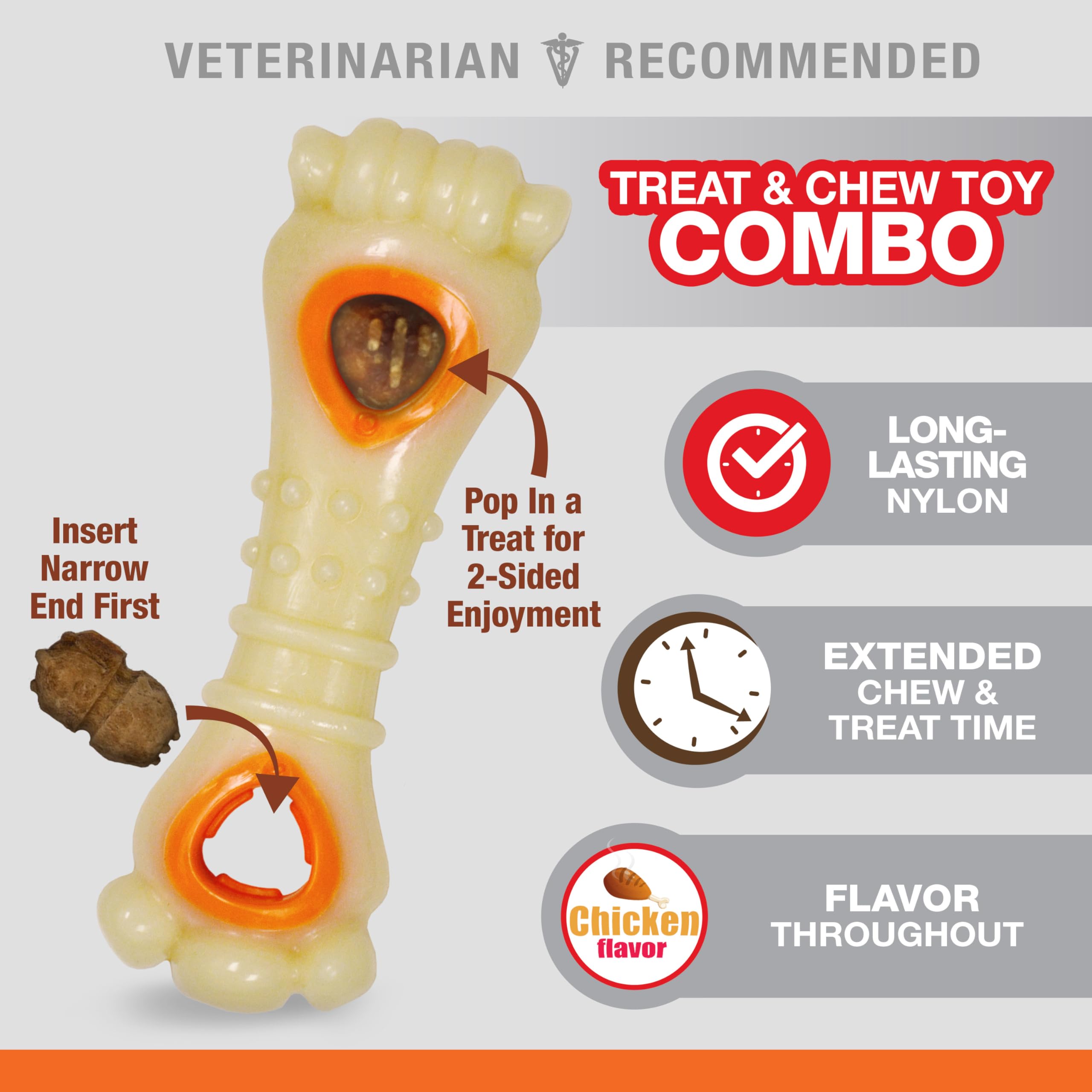 Nylabone Tough material close-up signals durability for strong chewers